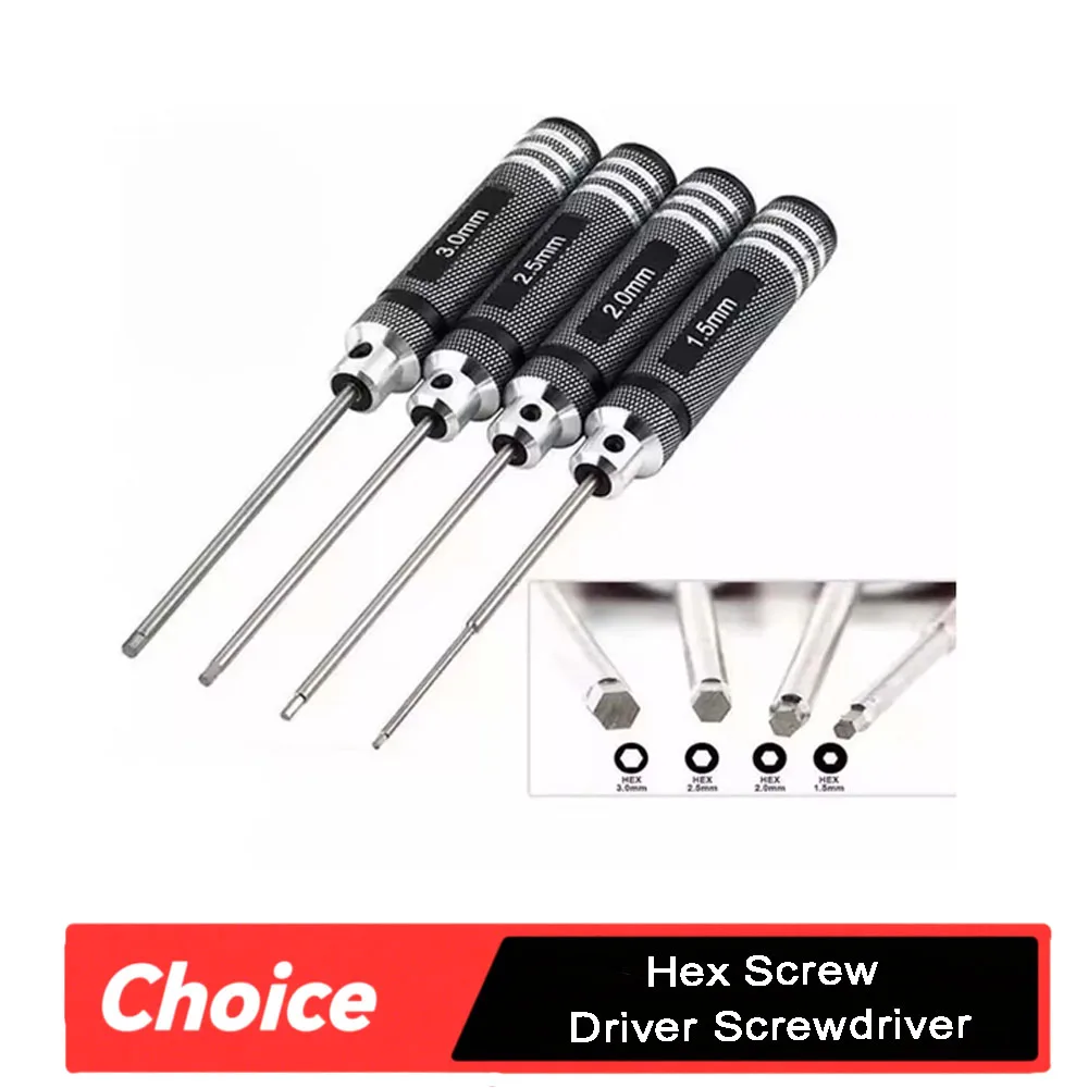 Fpv Drone Tool Kit - Jeu de tournevis hexagonaux 1,5/2,0/2,5/3,0 mm